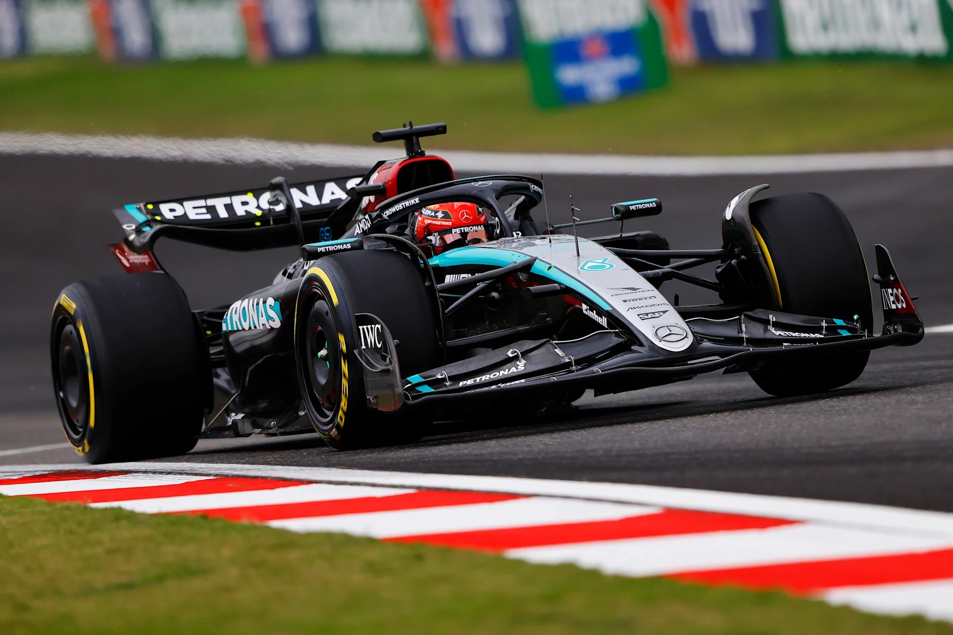 A Formula 1 car on track