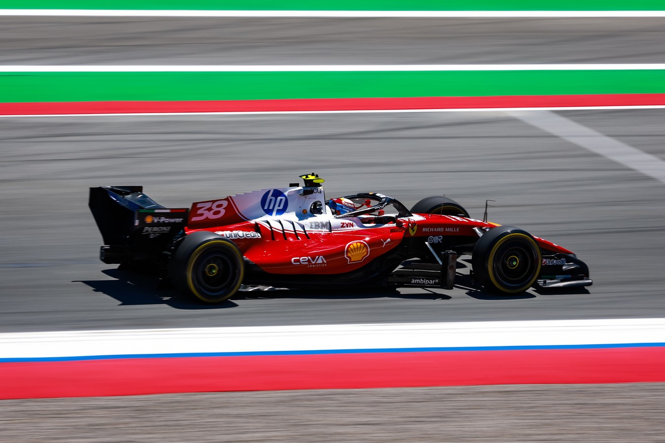 A Formula 1 car on track